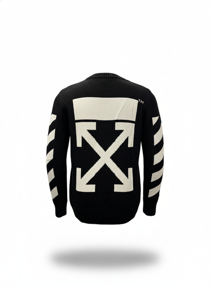 Off-White Sweater Made in Turkey