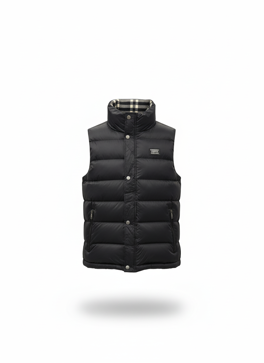 Burberry Sleevless Jacket Made in Turkey