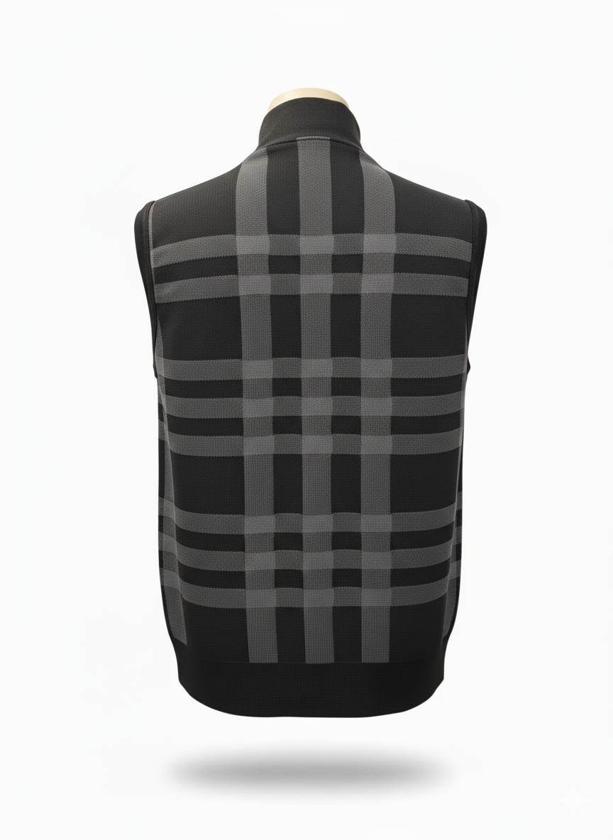 Burberry Sleevless Jacket Made in Turkey