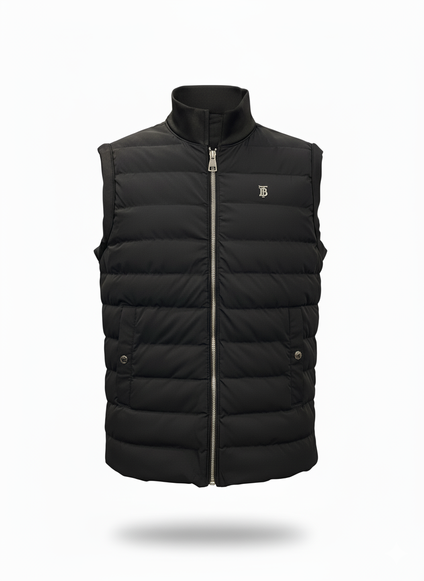 Burberry Sleevless Jacket Made in Turkey