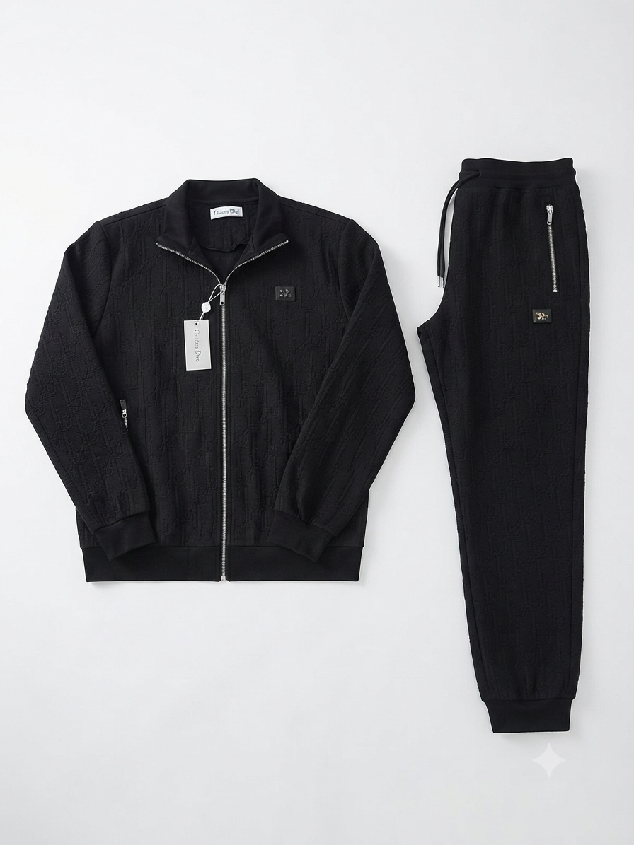 Dior Monogram Embossed Tracksuit Set  1:1 Grade