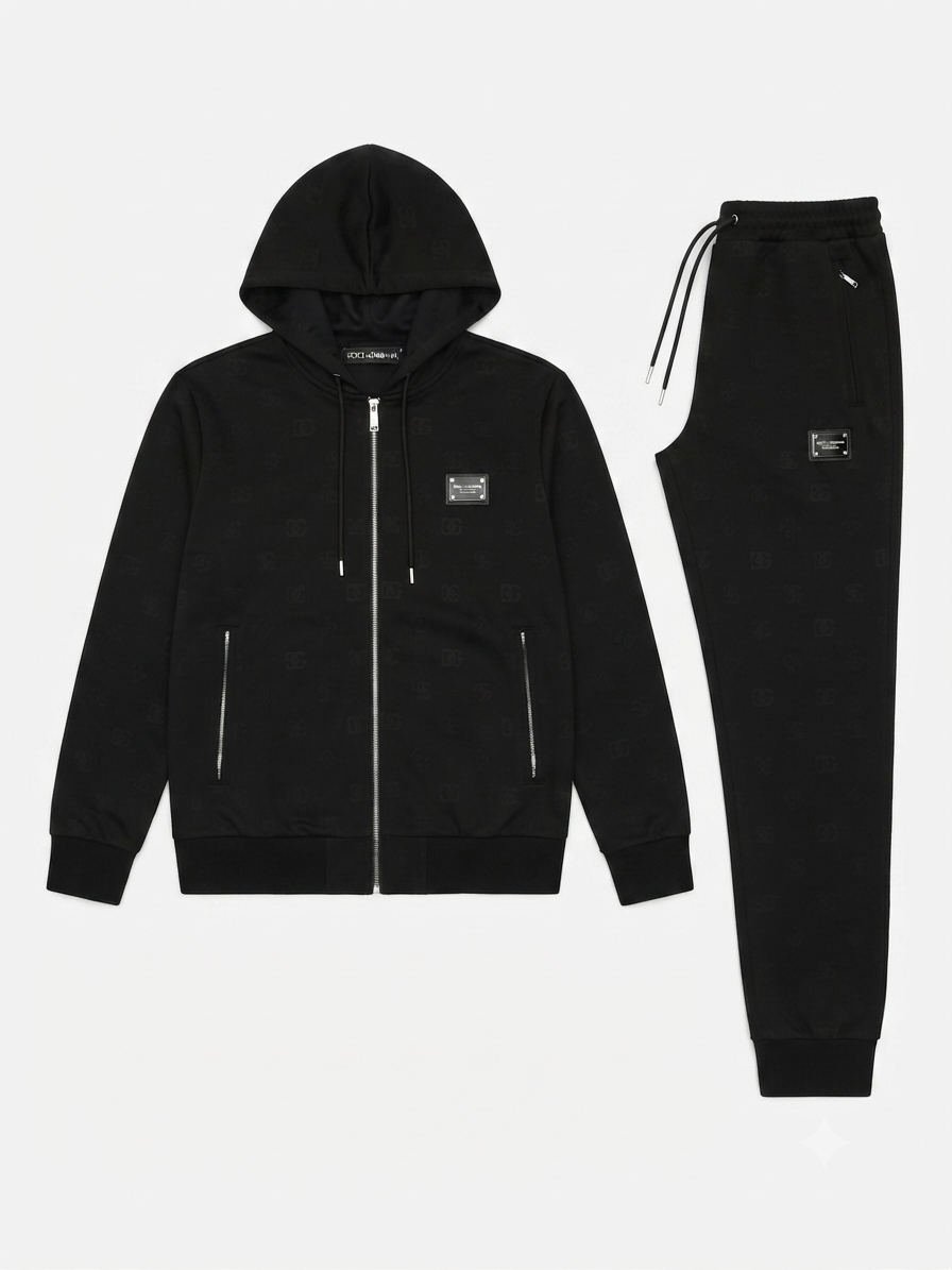 Dolce & Gabbana  Monogram Hooded Tracksuit 1:1 Grade