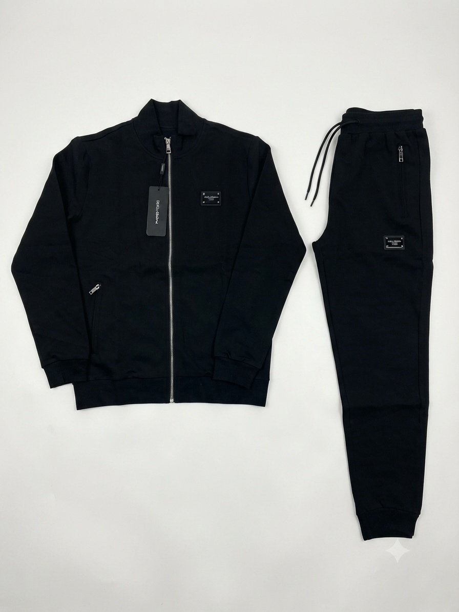 Dolce & Gabbana Classic Metal Plaque Tracksuit 1:1 Grade