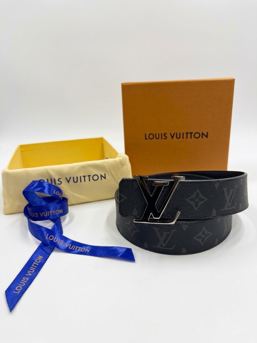 Louis Vuitton 1:1 Grade Monogram Eclipse Reversible Belt