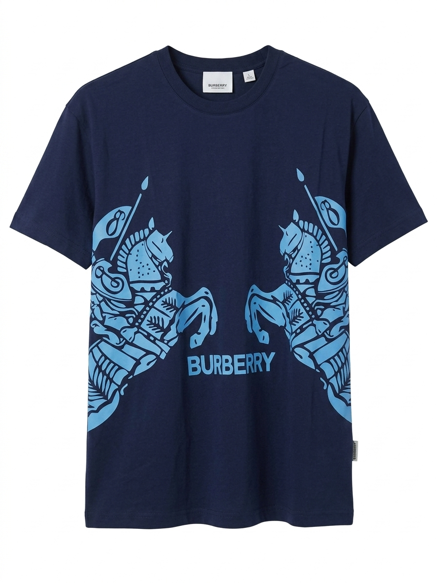 Burberry T-Shirt Cotton Fabric Made in Turkey
