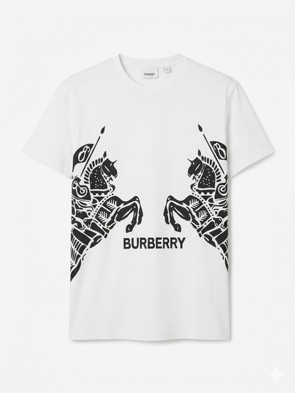 Burberry T-Shirt Cotton Fabric Made in Turkey