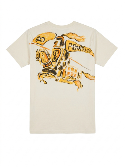 Burberry T-Shirt Cotton Fabric Made in Turkey