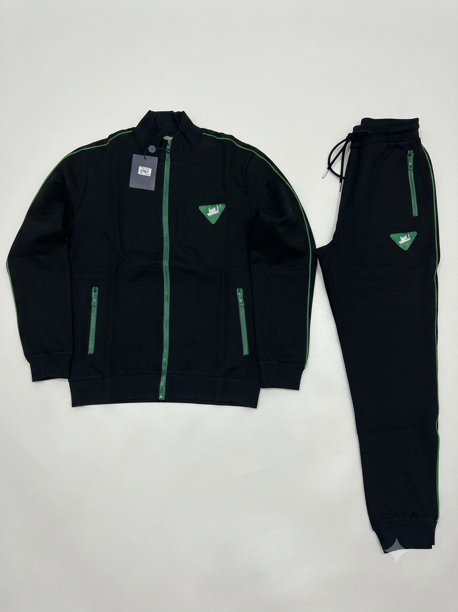 Louis Vuitton Triangle Logo Piping Tracksuit Set 1:1 Grade