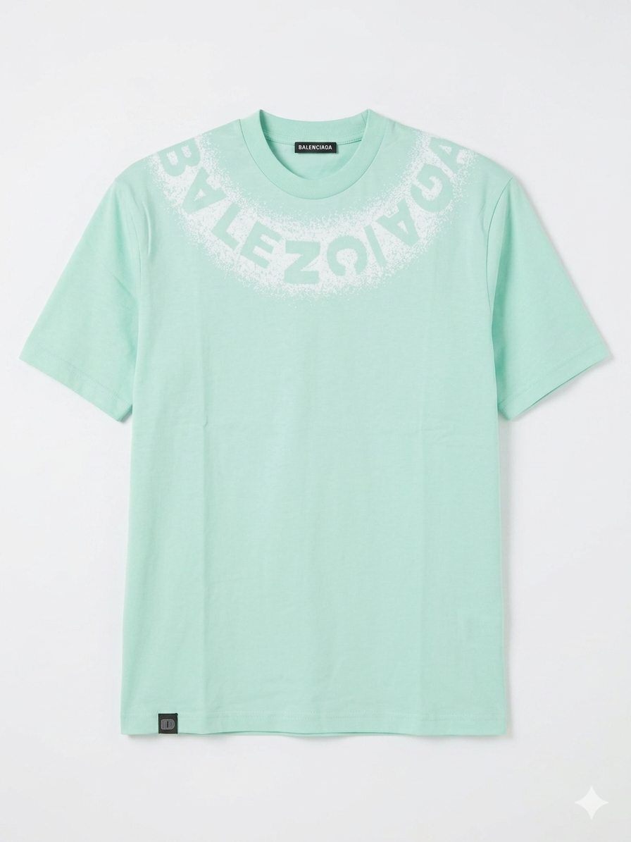 Balenciaga T-Shirt Cotton Fabric Made in Turkey
