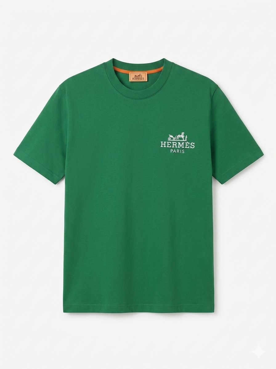 Hermes T-Shirt Cotton Fabric Made in Turkey