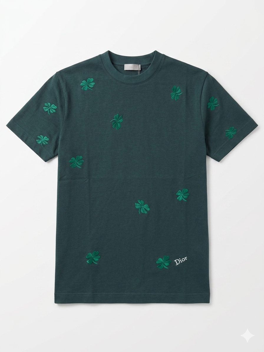 Dior T-Shirt Cotton Fabric Made in Turkey