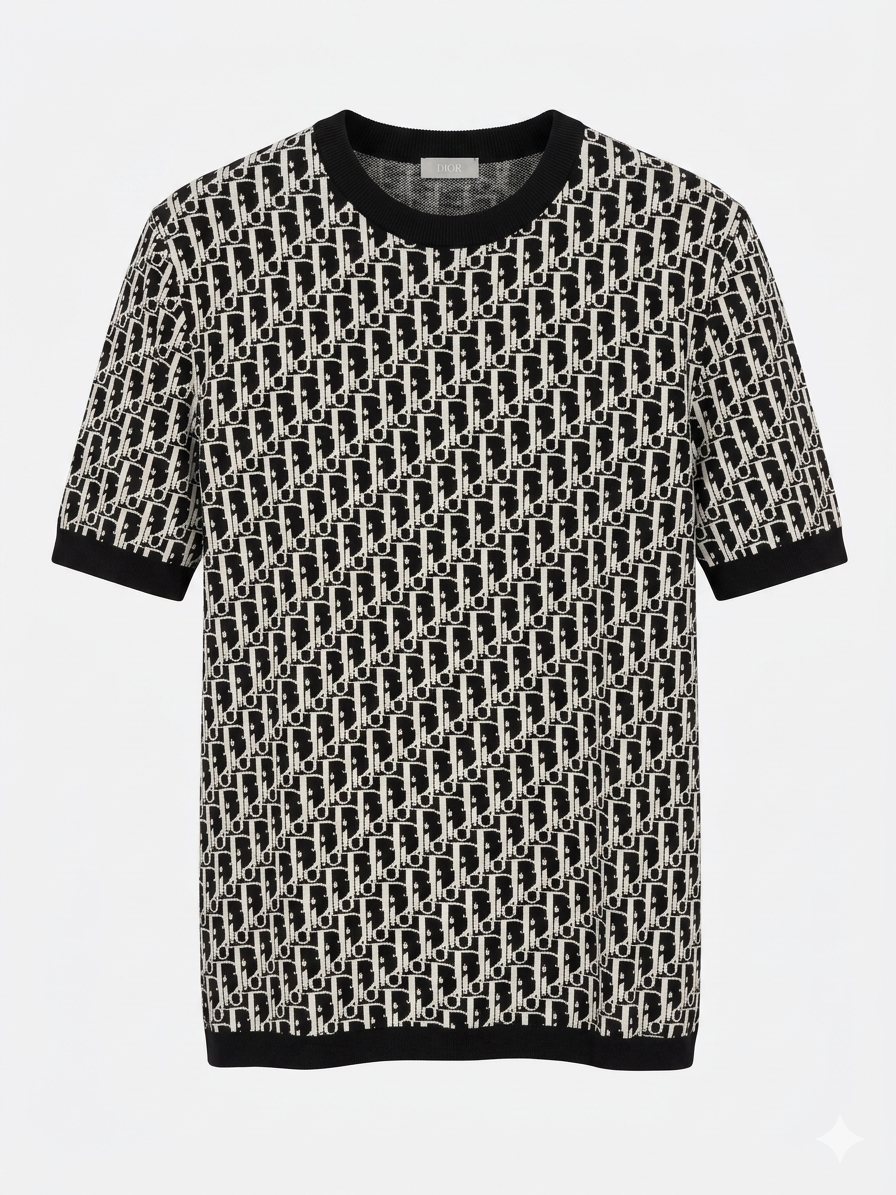 Dior 1:1 Grade Knitted Fabric Made in Turkey