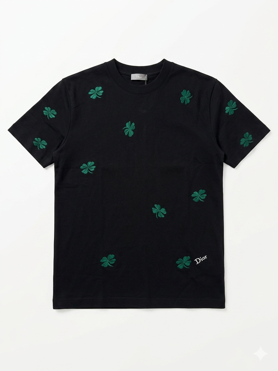 Dior T-Shirt Cotton Fabric Made in Turkey