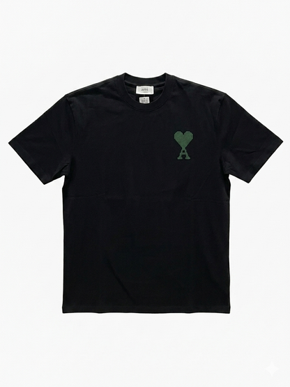 Ami Paris T-Shirt Cotton Fabric Made in Turkey