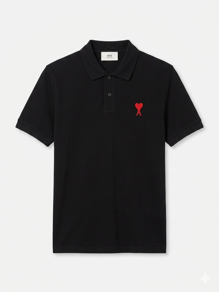 Ami Polo 1:1 Grade Knitted Fabric Made in Turkey