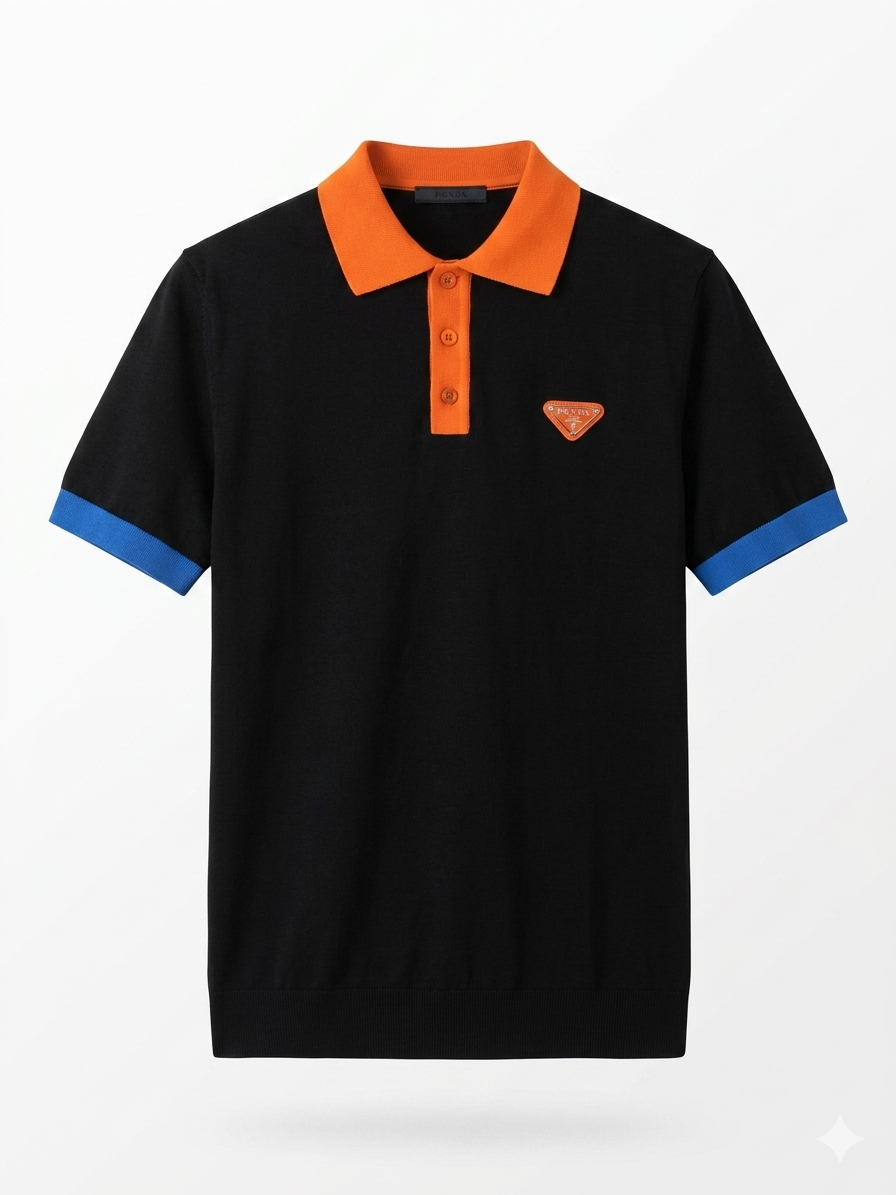 Prada Polo Shirt 1:1 Grade  Made in Turkey