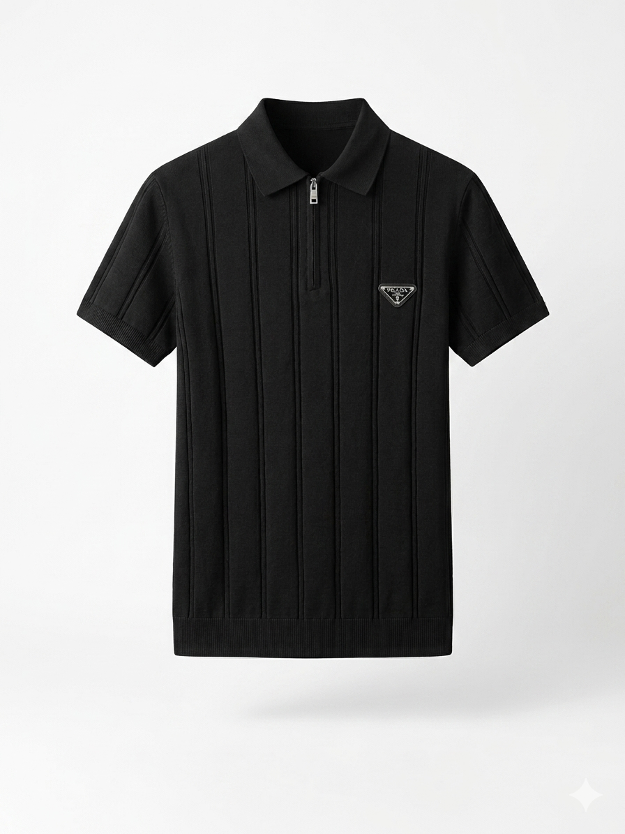 Prada Polo 1:1 Grade Knitted Fabric Made in Turkey