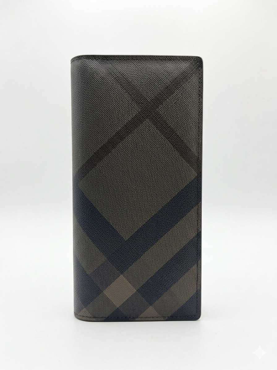 Burberry Check Leather Long Continental Wallet 1 :1 Grade Quality