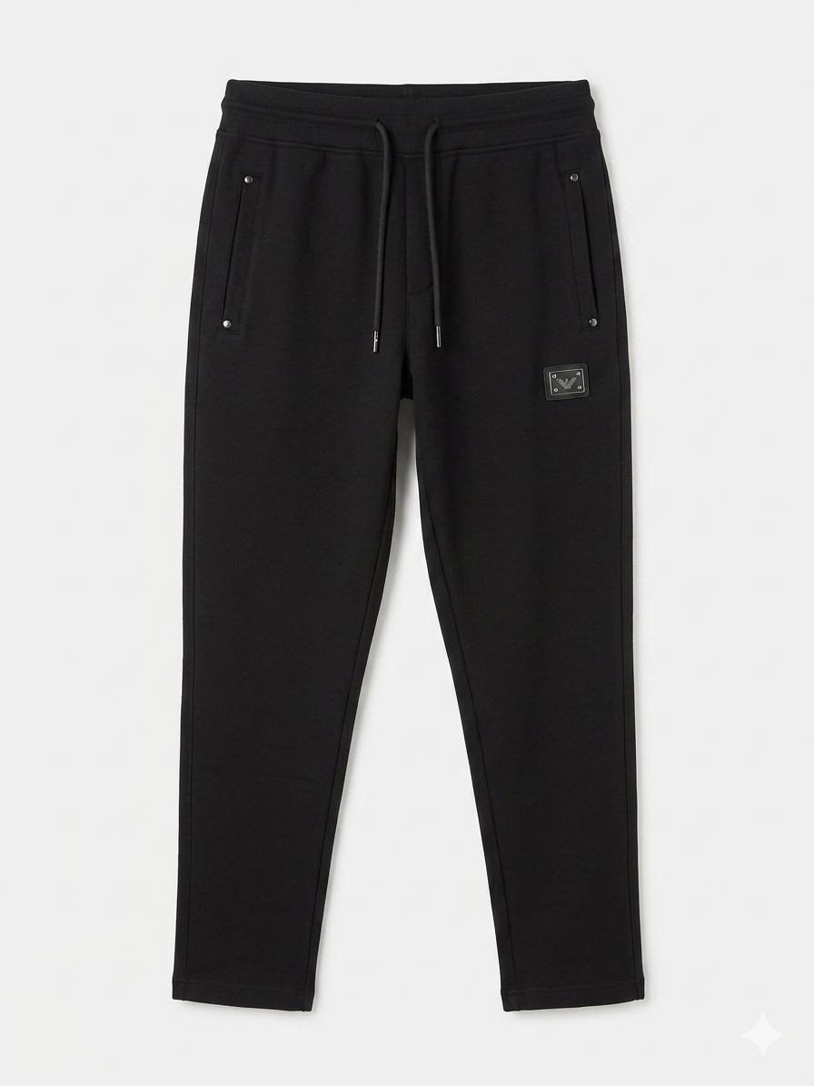 Emporio Armani Jersey Fabric Trouser Made in Turkey