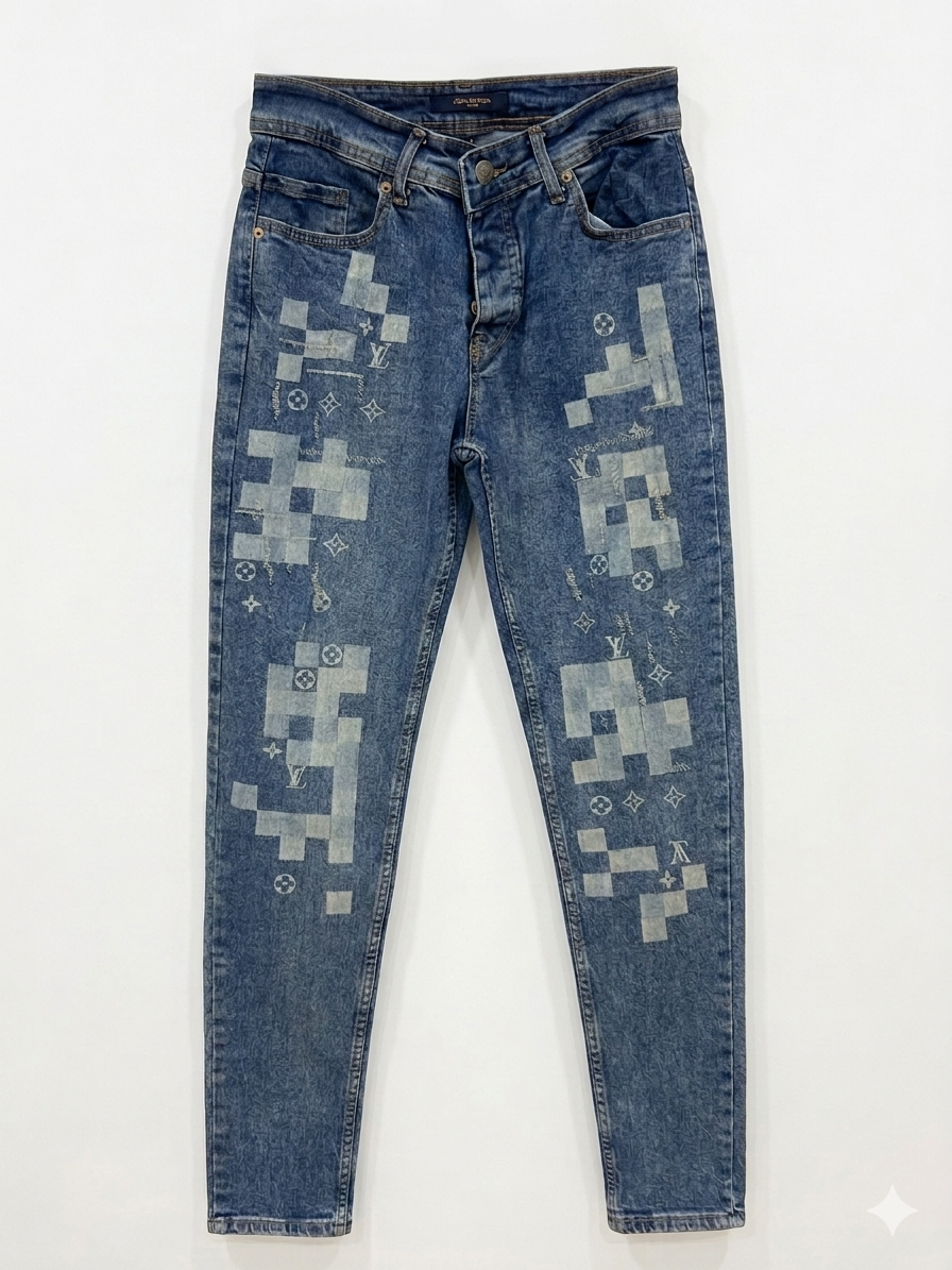 Louis Vuitton Denim Jeans Made in Turkey