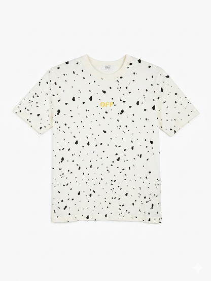 Off-White T-Shirt Cotton Fabric Made in Turkey