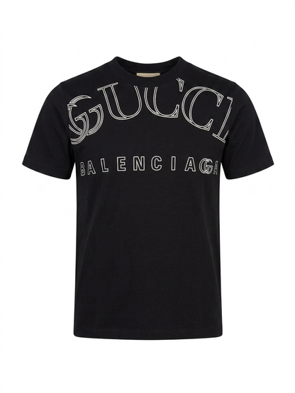 Gucci x Balenciaga T-Shirt Cotton Fabric Made in Turkey