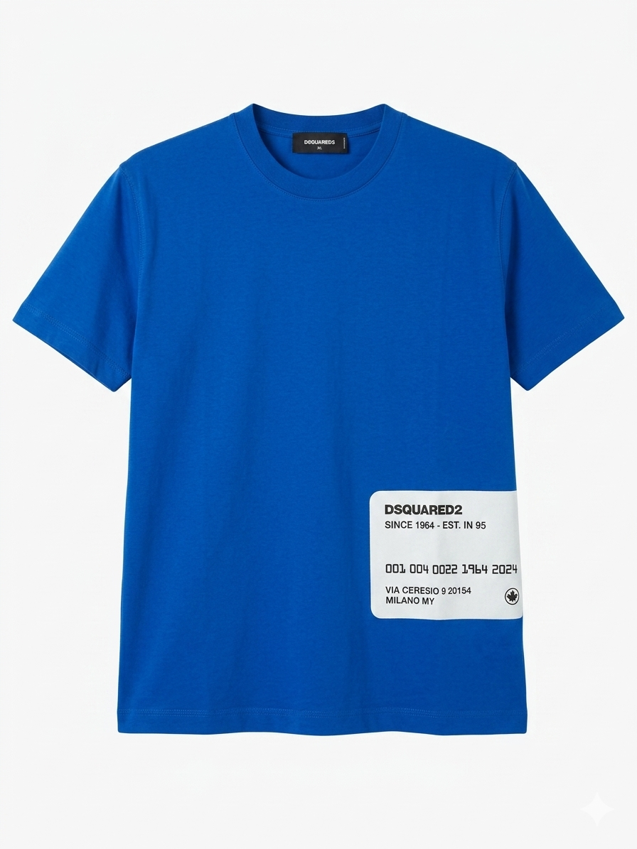 DSQUARED2 T-Shirt Cotton Fabric Made in Turkey