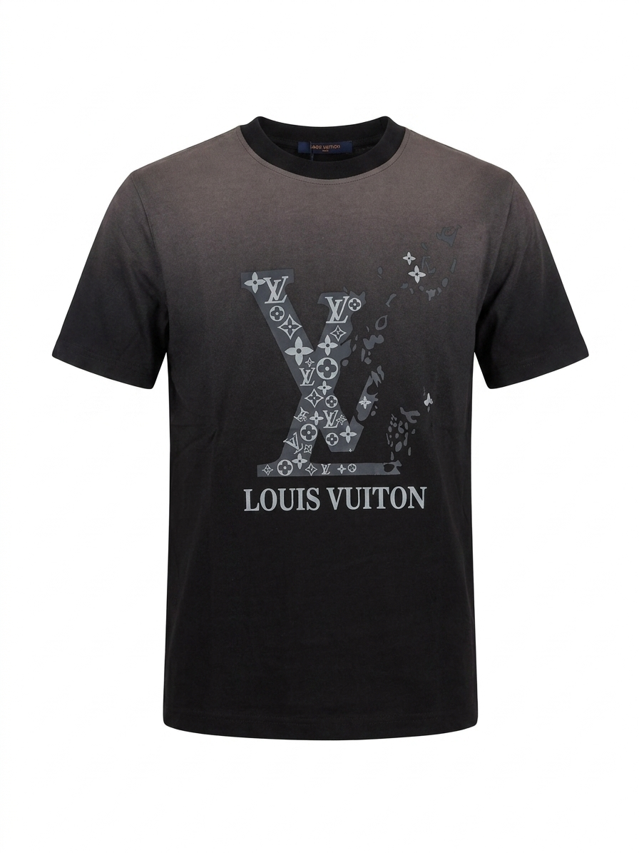 Louis Vuitton T-Shirt Cotton Fabric Made in Turkey