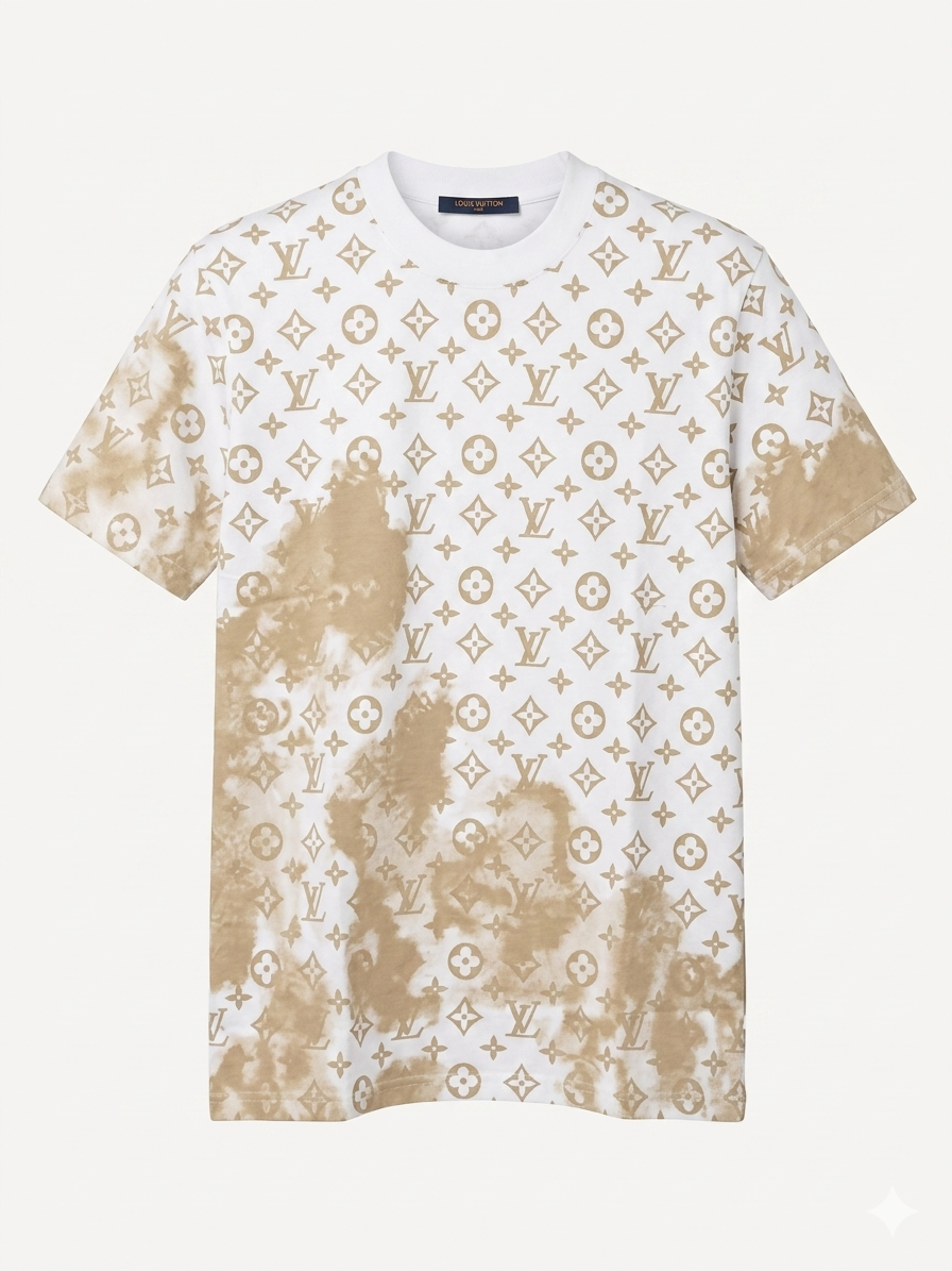 Louis Vuitton T-Shirt Cotton Fabric Made in Turkey