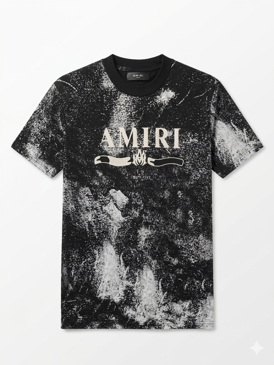 Amiri T-Shirt Cotton Fabric Made in Turkey