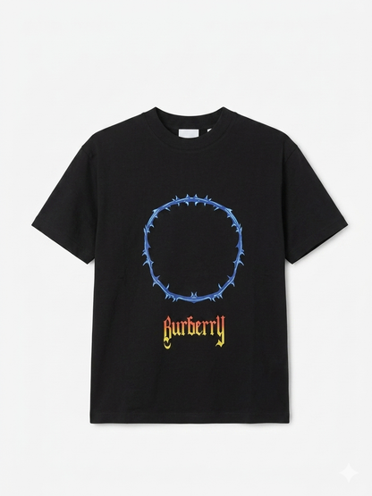 Burberry T-Shirt Cotton Fabric Made in Turkey