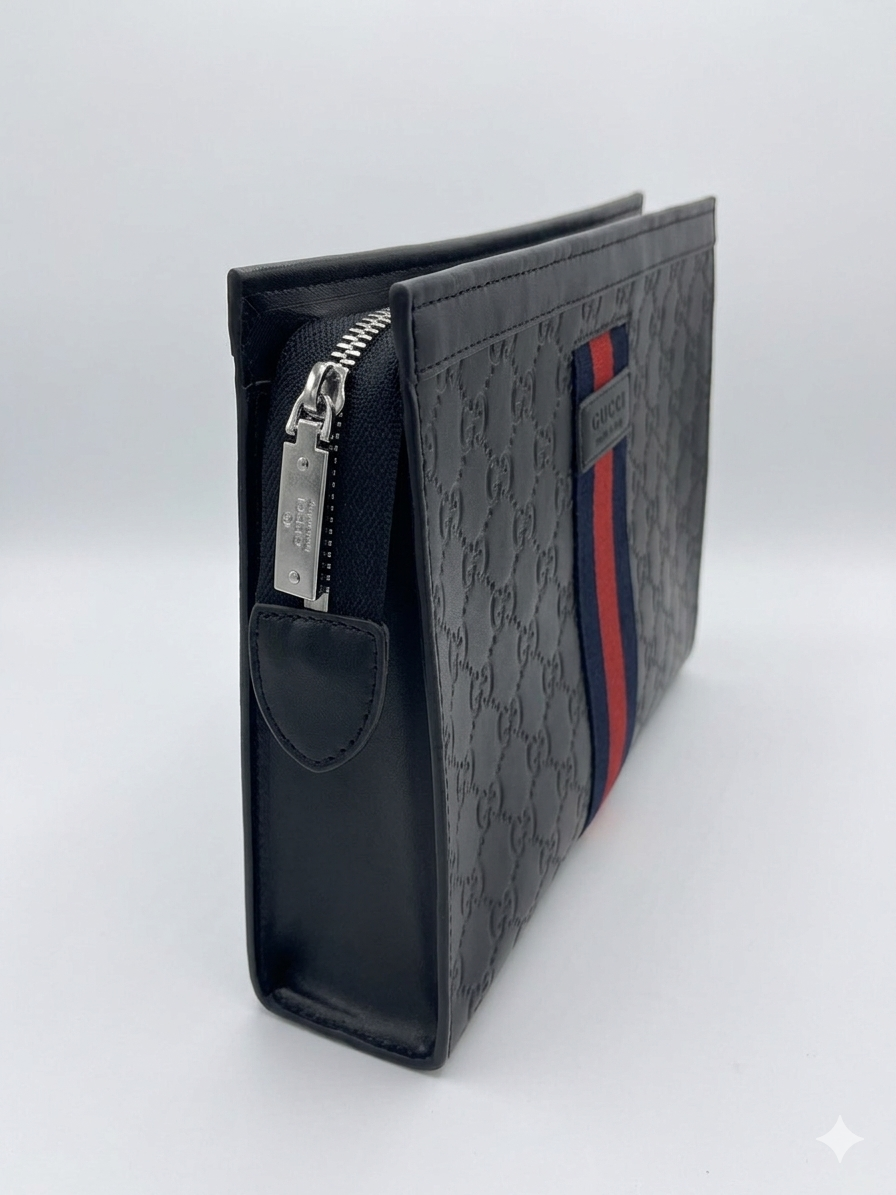Gucci Signature Hand Pouch