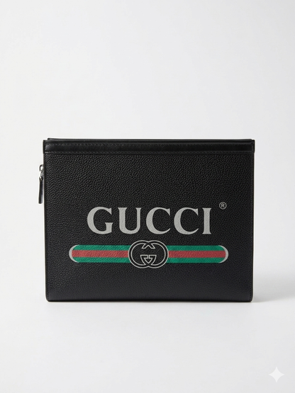 Gucci Print Hand Pouch