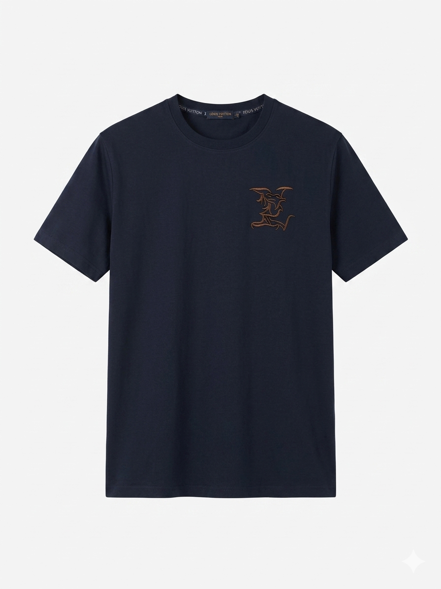 Louis Vuitton T-Shirt Cotton Fabric Made in Turkey