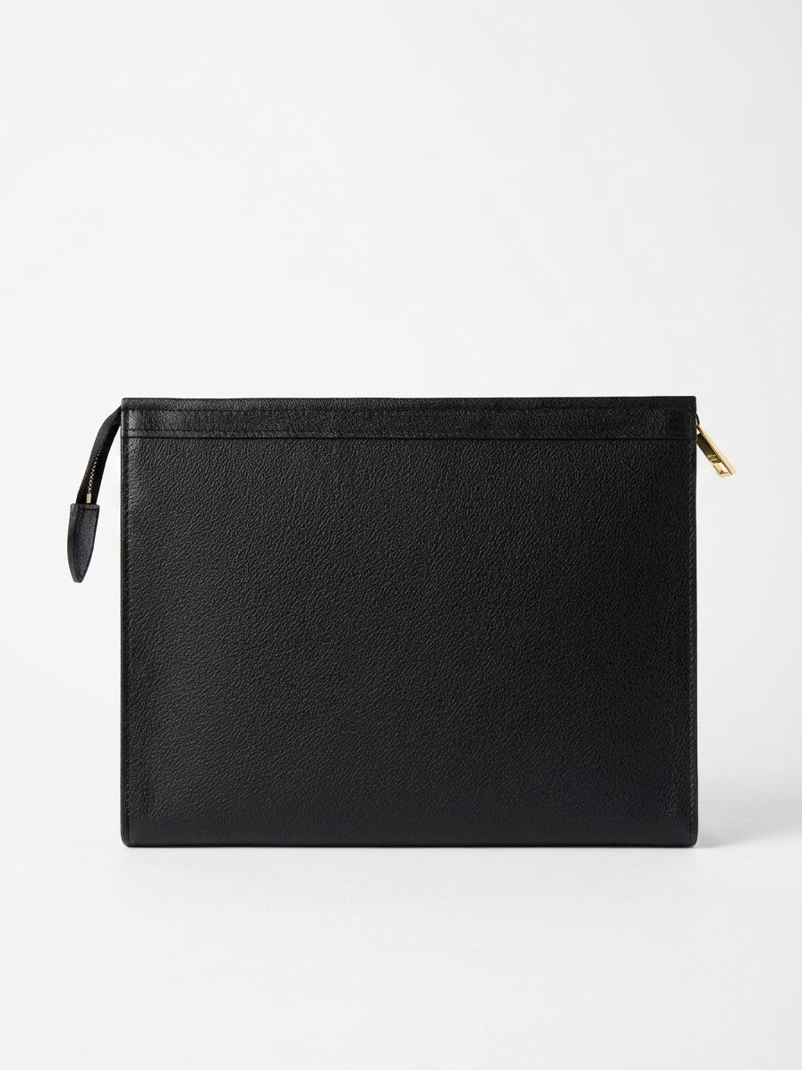 Fendi Grained Hand Pouch