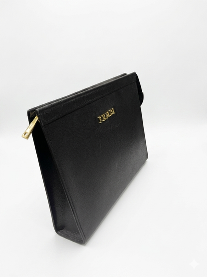 Fendi Grained Hand Pouch