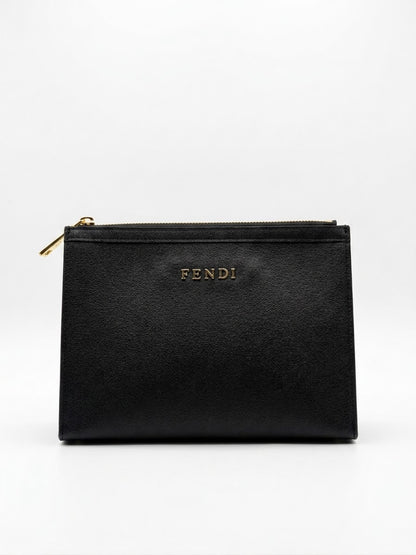 Fendi Grained Hand Pouch