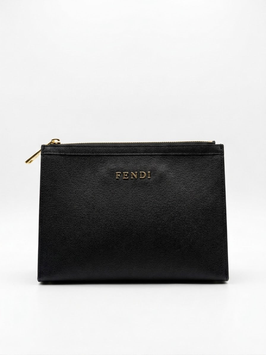 Fendi Grained Hand Pouch