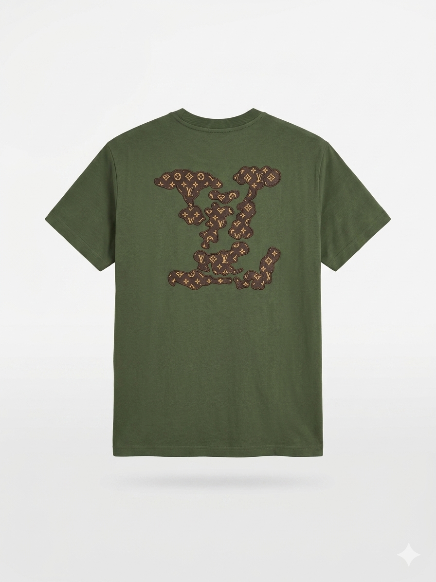 Louis Vuitton T-Shirt Cotton Fabric Made in Turkey