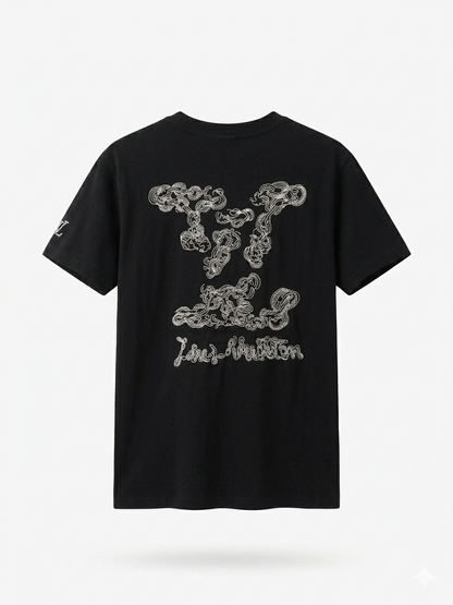 Louis Vuitton T-Shirt Cotton Fabric Made in Turkey