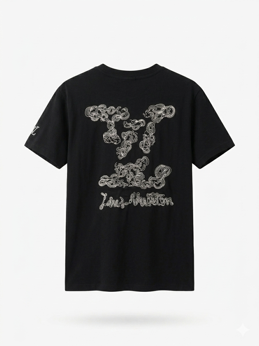 Louis Vuitton T-Shirt Cotton Fabric Made in Turkey