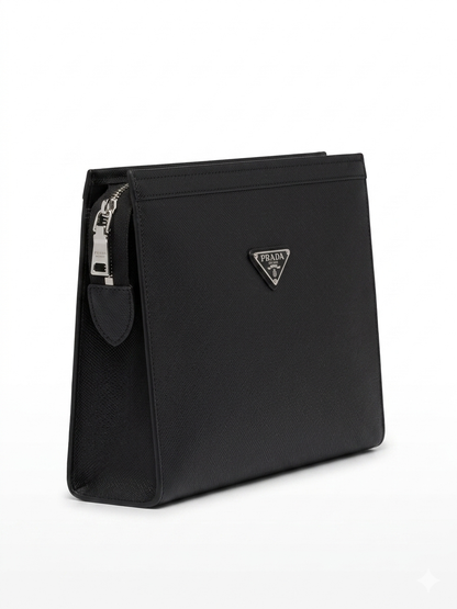 Prada Saffiano Hand Pouch