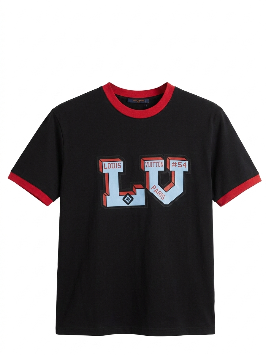 Louis Vuitton T-Shirt Cotton Fabric Made in Turkey