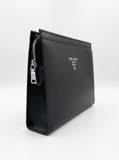 Prada Saffiano Hand Pouch