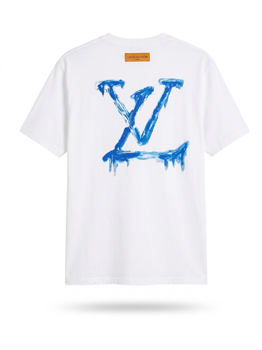 Louis Vuitton T-Shirt Cotton Fabric Made in Turkey