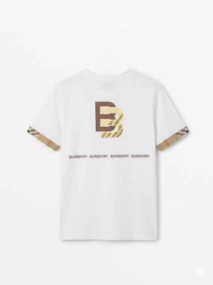 Burberry T-Shirt Cotton Fabric Made in Turkey
