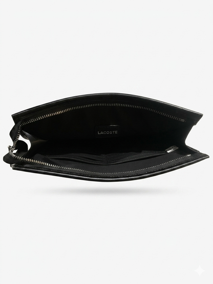 Lacoste Geometric Monogram Hand Pouch