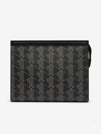 Lacoste Geometric Monogram Hand Pouch
