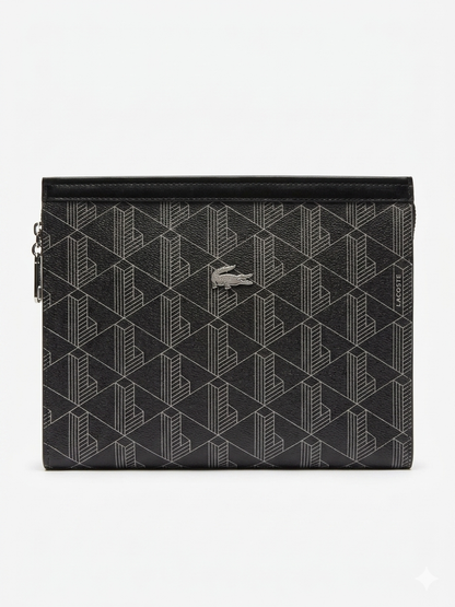 Lacoste Geometric Monogram Hand Pouch