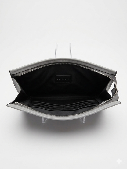 Lacoste Geometric Monogram Hand Pouch